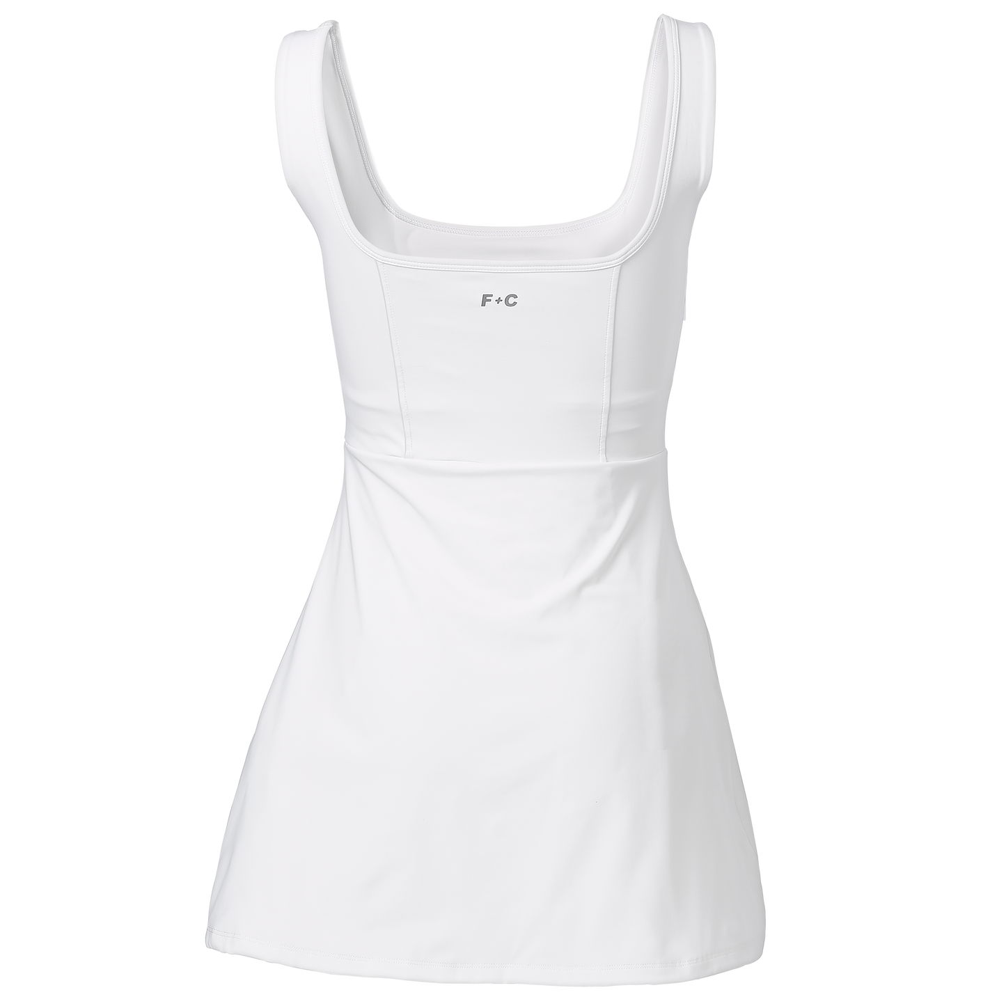 THE SNOWDROP ACTIVE MINI DRESS | MARSHMALLOW FLUFF