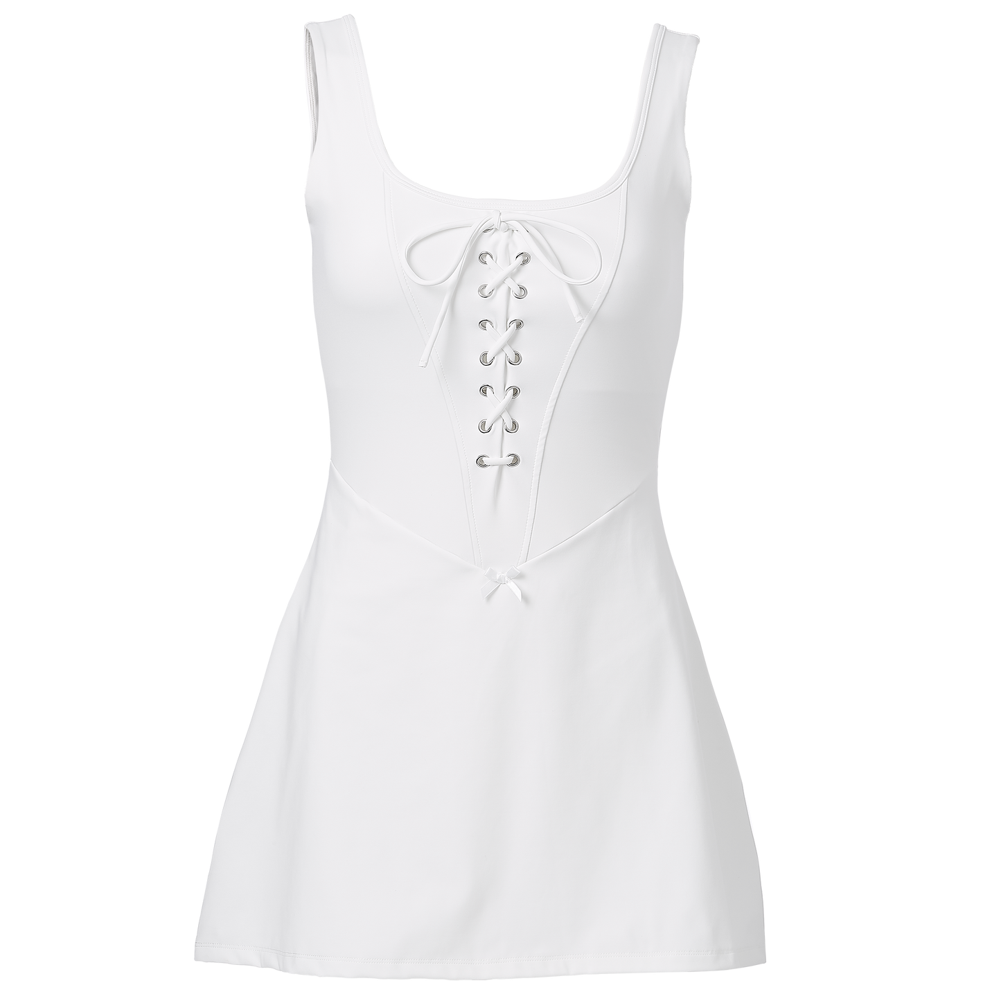 THE SNOWDROP ACTIVE DRESS - MARSHMALLOW FLUFF